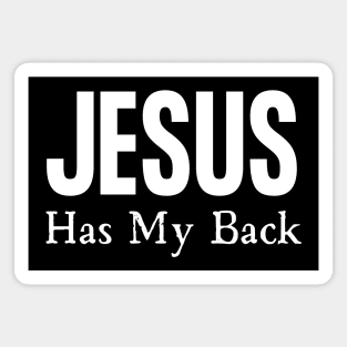 Jesus Has My Back Magnet